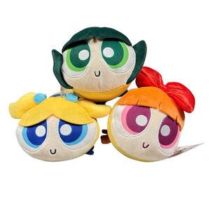 The Powerpuff Girls Cartoon Network Bee Plush Soft Squishy Collection (All 3)